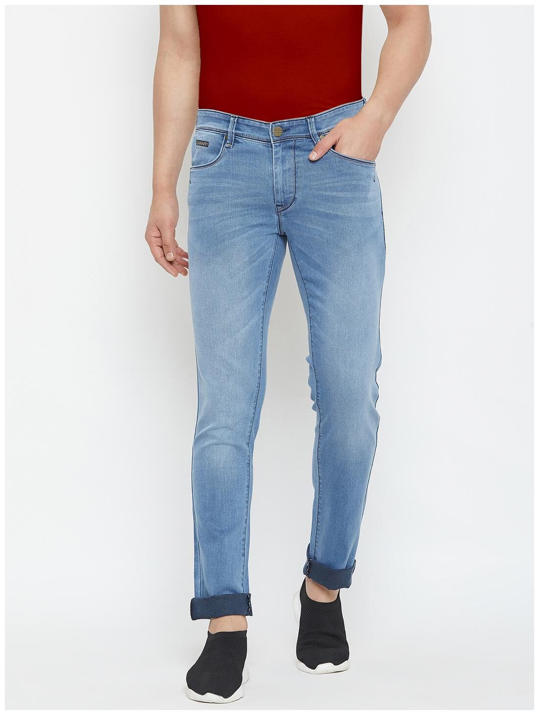 

CANARY LONDON Men Blue Skinny Fit Jeans