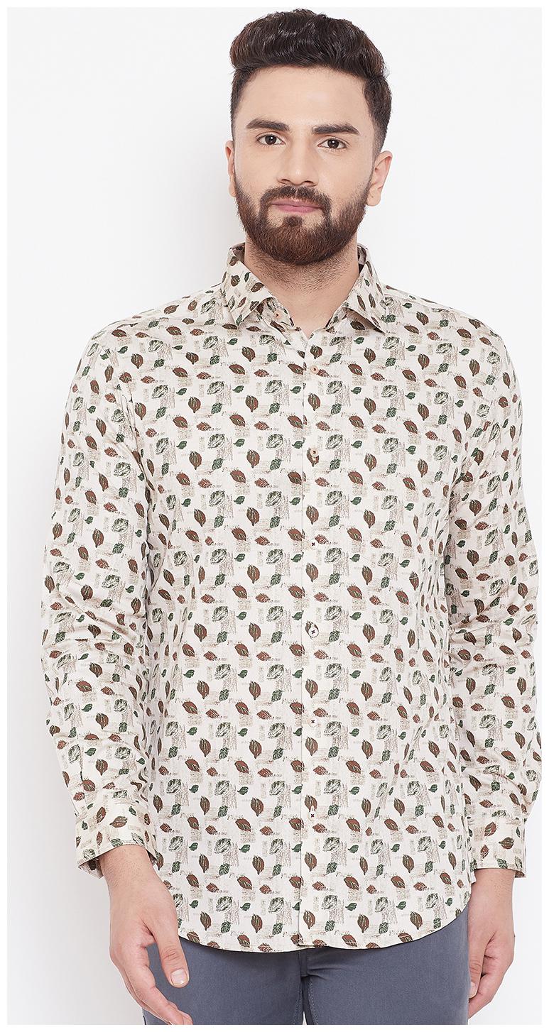 

CANARY LONDON Men Slim fit Formal Shirt - Beige