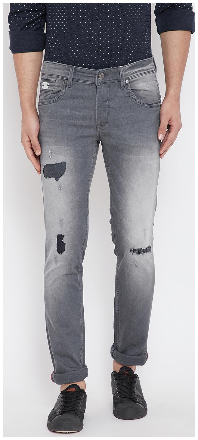

CANARY LONDON Men Grey Skinny Fit Jeans