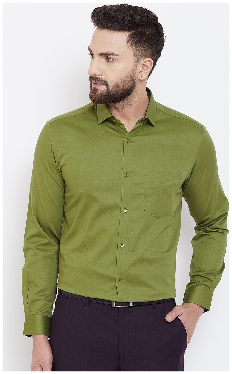 

CANARY LONDON Men Slim fit Formal Shirt - Green