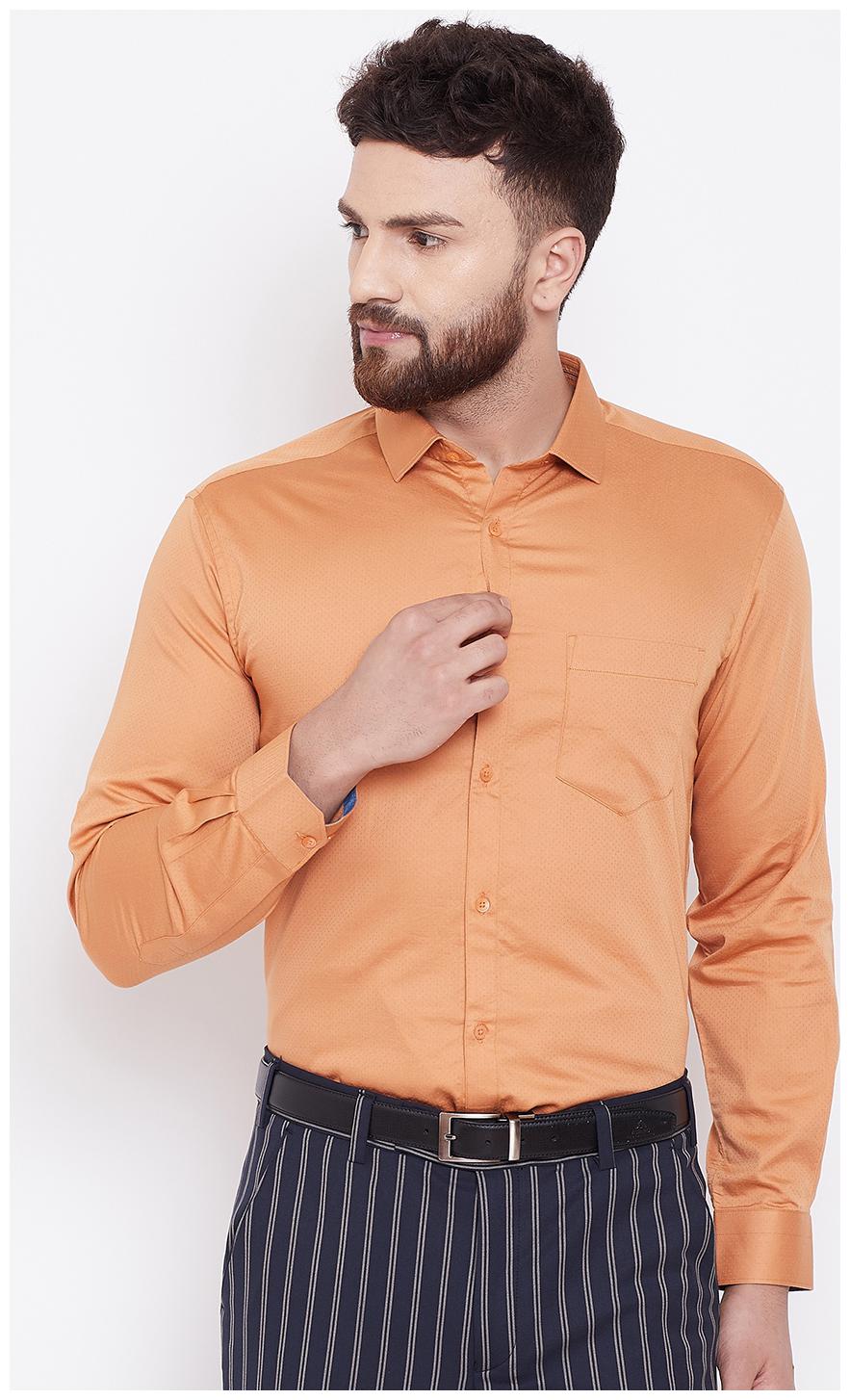 

CANARY LONDON Men Slim fit Formal Shirt - Orange