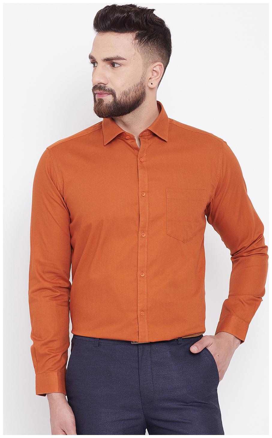 

CANARY LONDON Men Slim fit Formal Shirt - Orange