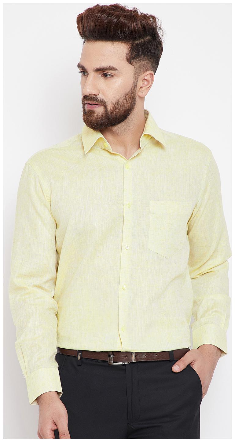 

CANARY LONDON Men Regular fit Formal Shirt - Yellow