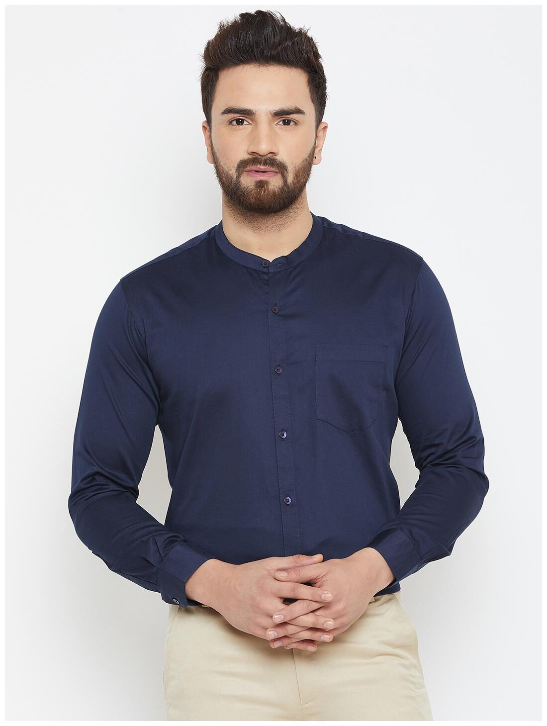 

CANARY LONDON Men Slim fit Formal Shirt - Navy blue
