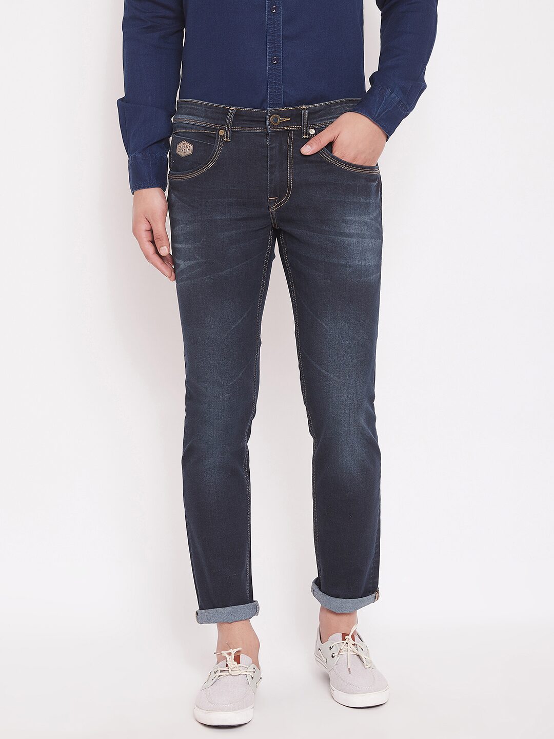 

CANARY LONDON Men Blue Slim Fit Jeans
