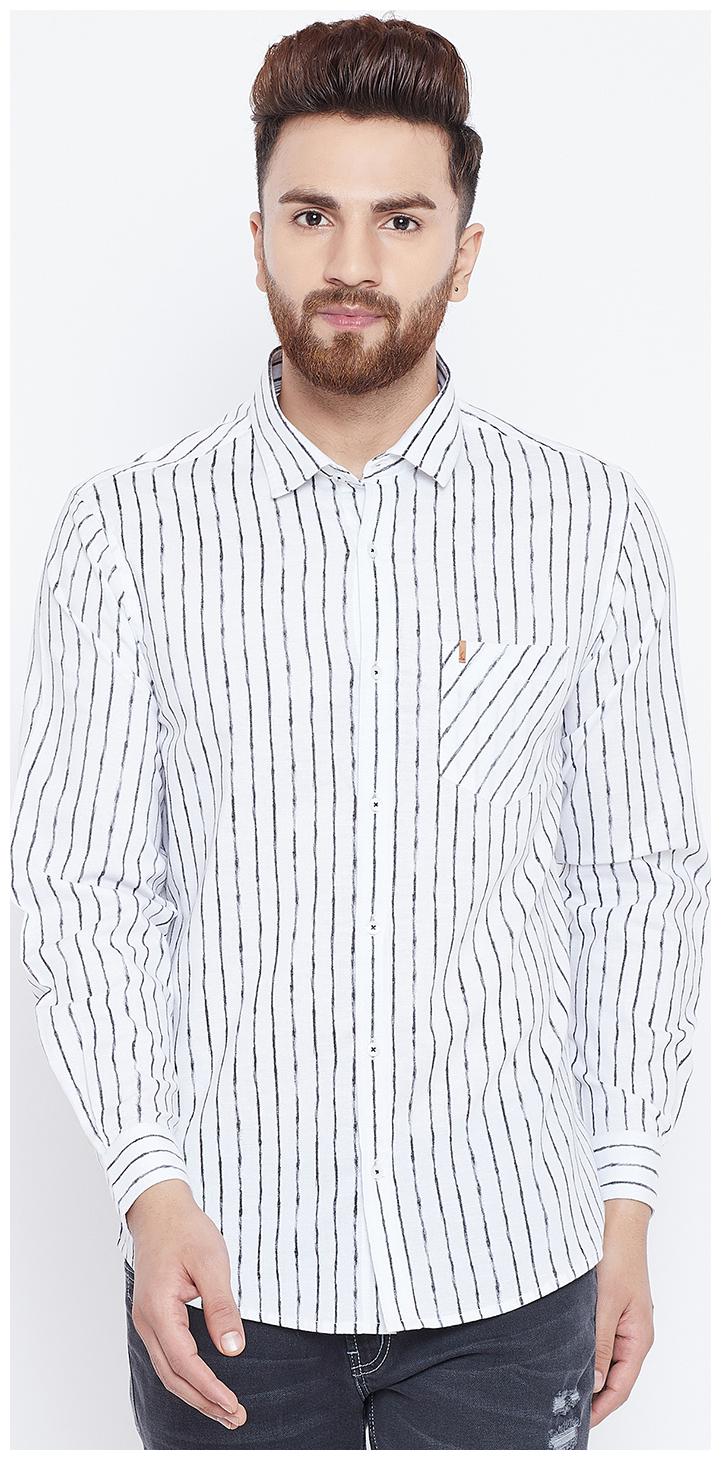 

CANARY LONDON Men Multi Vertical Stripes Slim Fit Casual Shirt