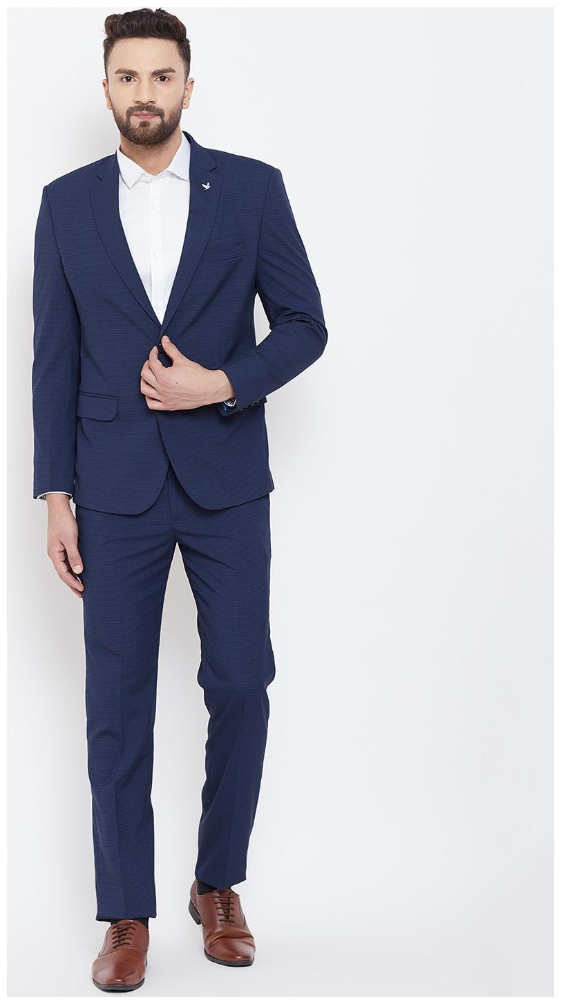 

CANARY LONDON Men Polyester Suit Blue color