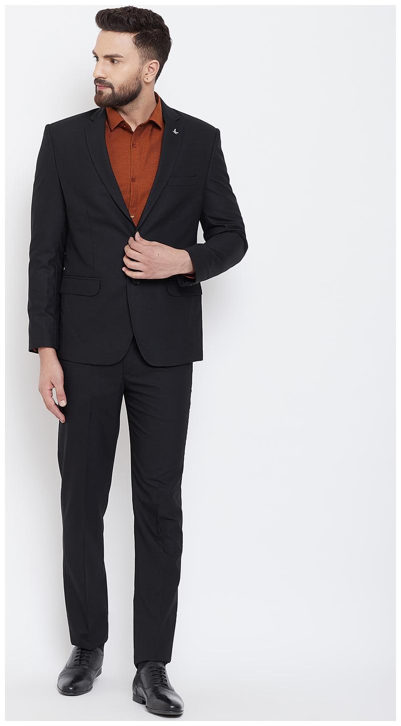 

CANARY LONDON Men Polyester Suit Black color