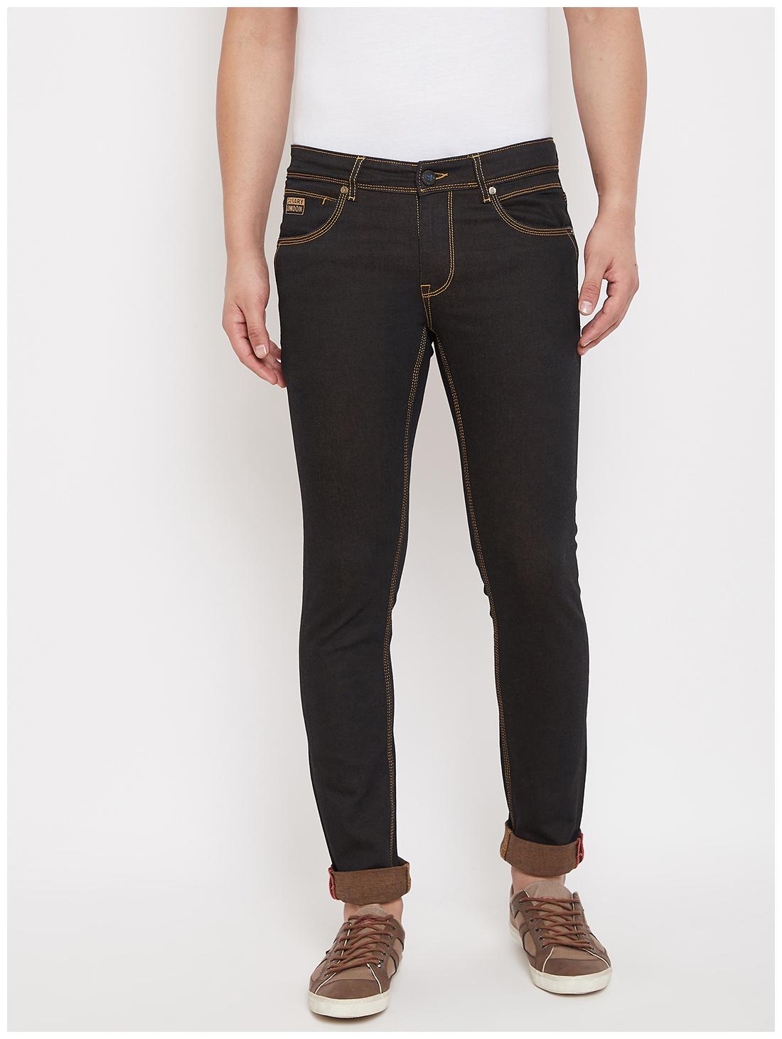 

CANARY LONDON Men Black Skinny Fit Jeans