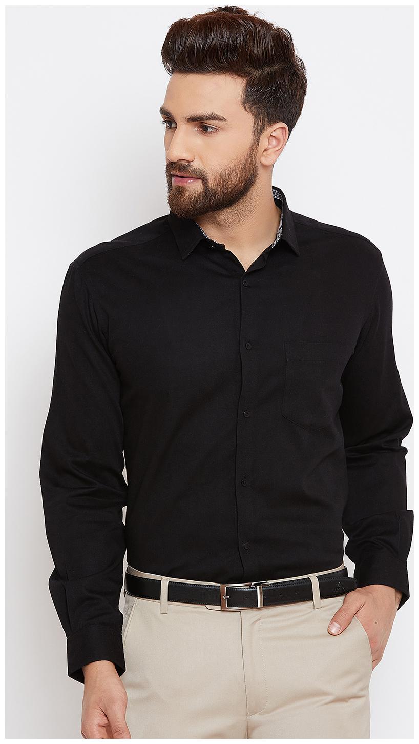 

CANARY LONDON Men Slim fit Formal Shirt - Black