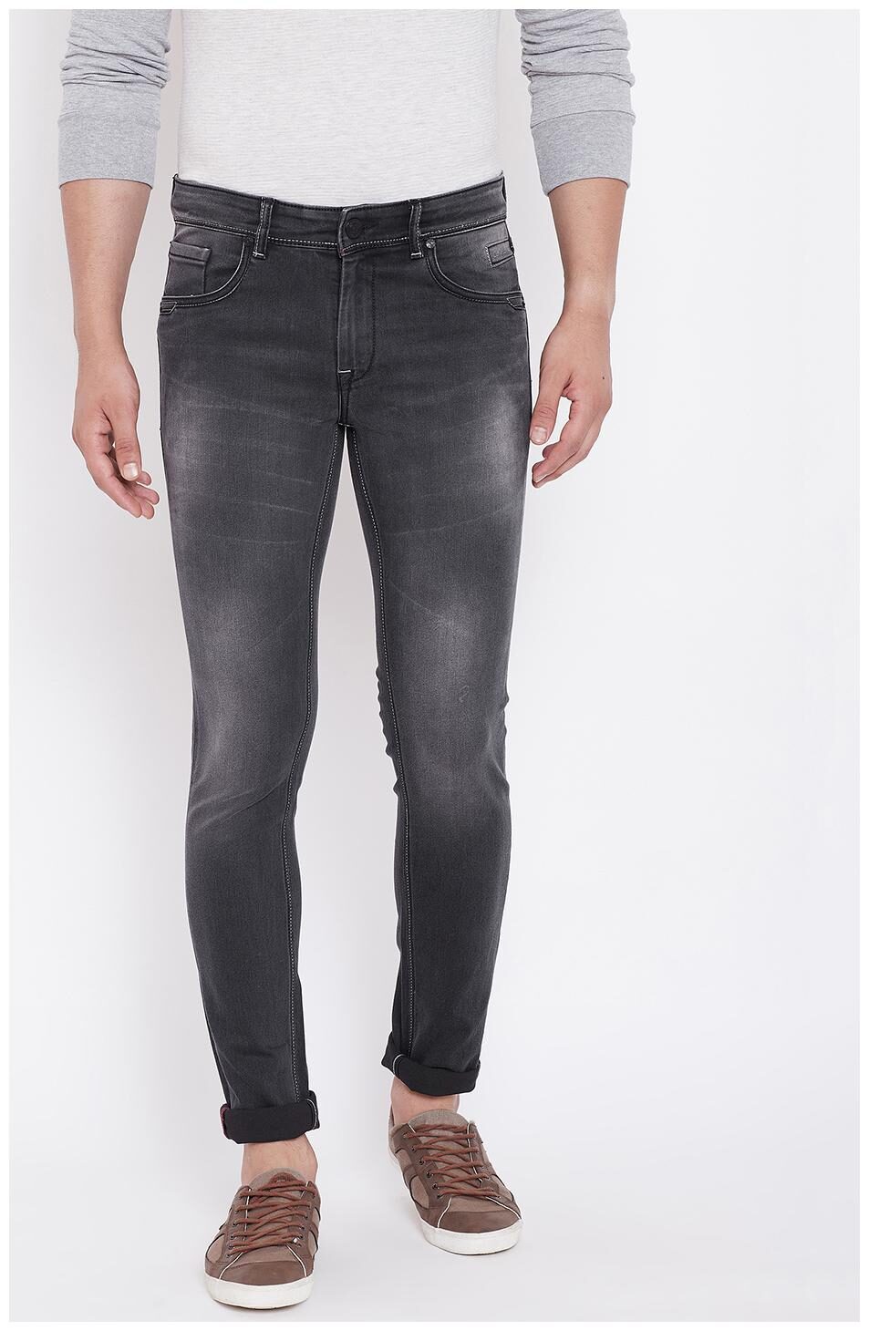 

CANARY LONDON Men Black Skinny Fit Jeans