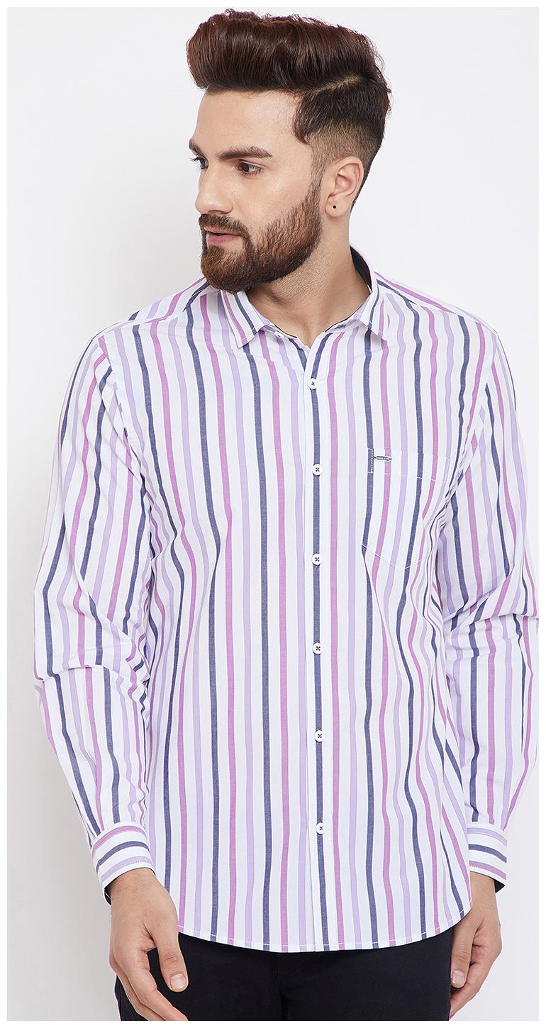 

CANARY LONDON Men Multi Vertical Stripes Slim Fit Casual Shirt