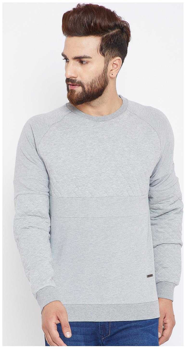 

CANARY LONDON Men Grey Round neck Sweatshirt