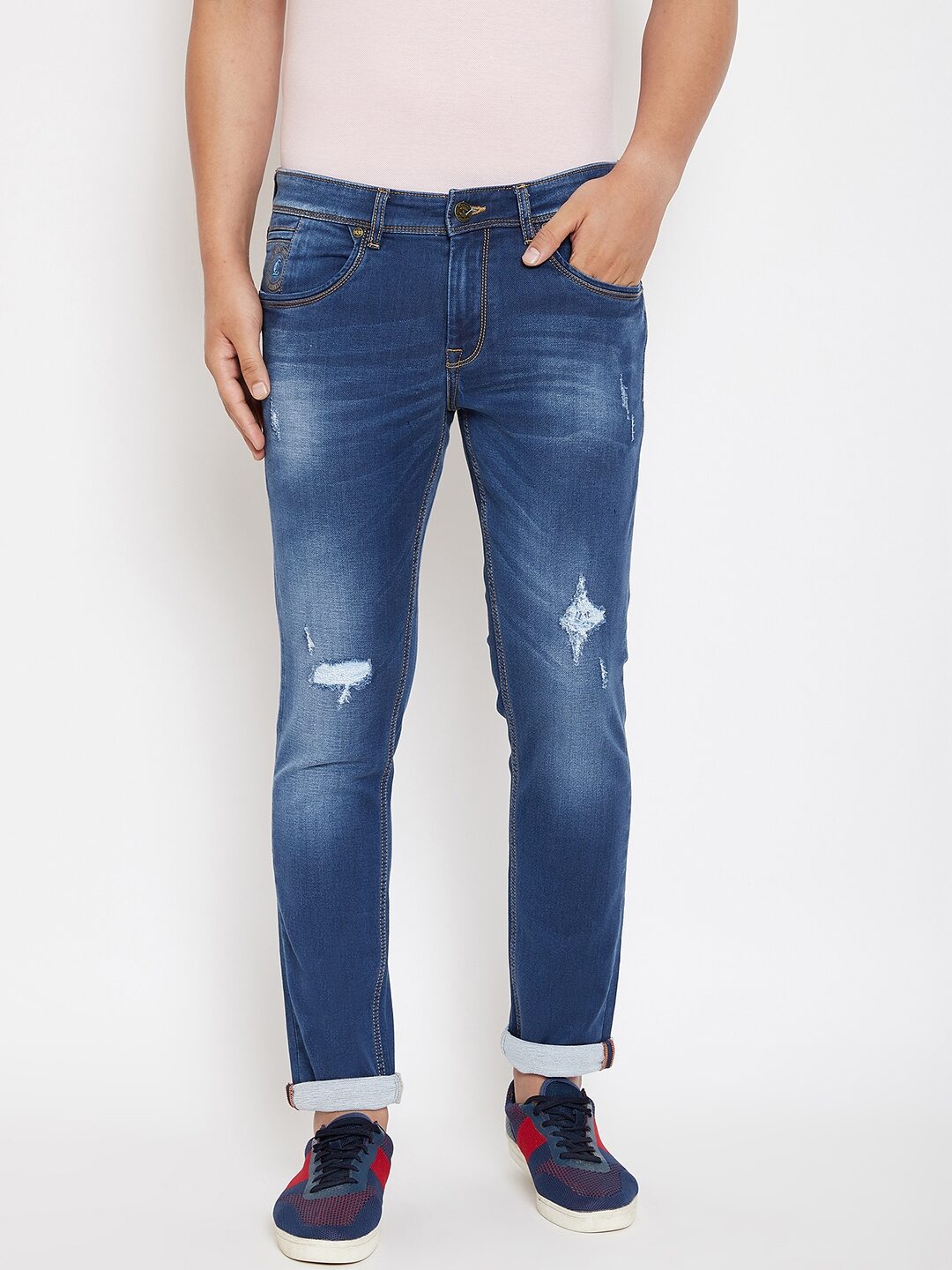 

CANARY LONDON Men Blue Skinny Fit Jeans