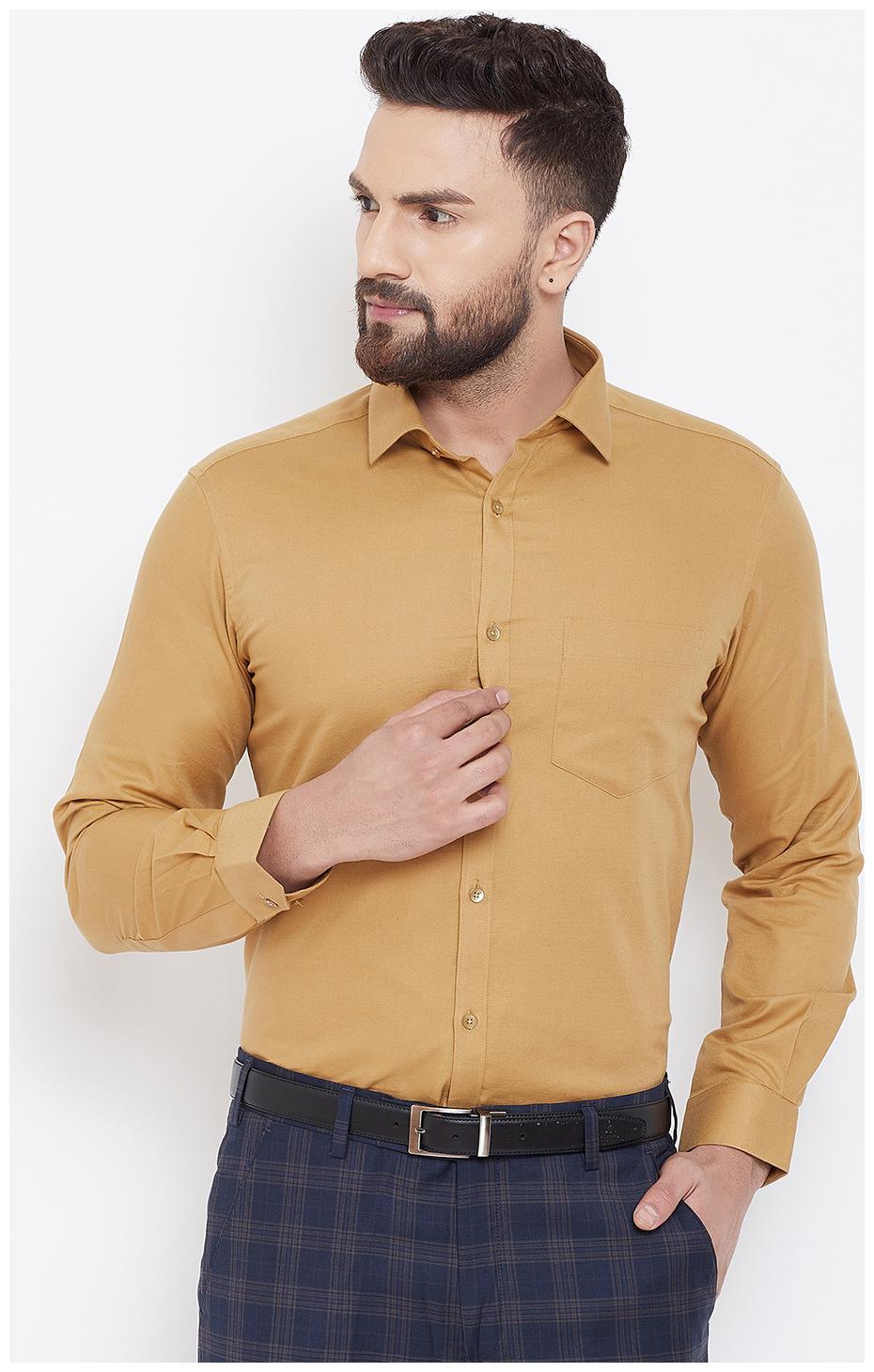 

CANARY LONDON Men Slim fit Formal Shirt - Brown