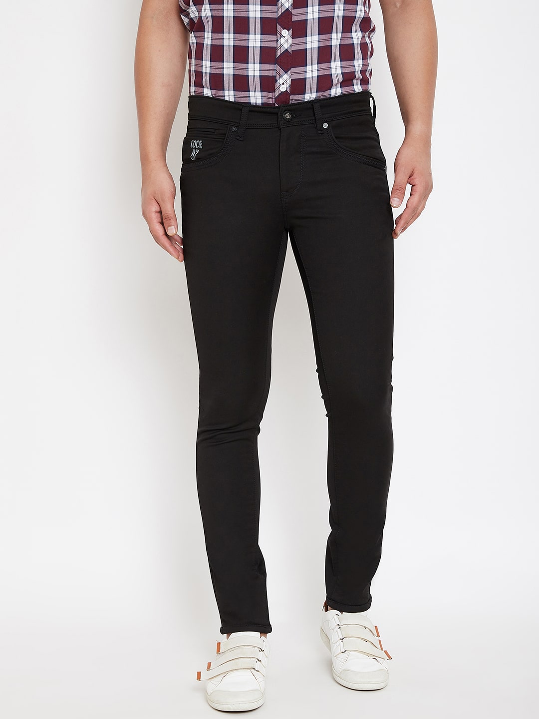 

CANARY LONDON Men Black Skinny Fit Jeans