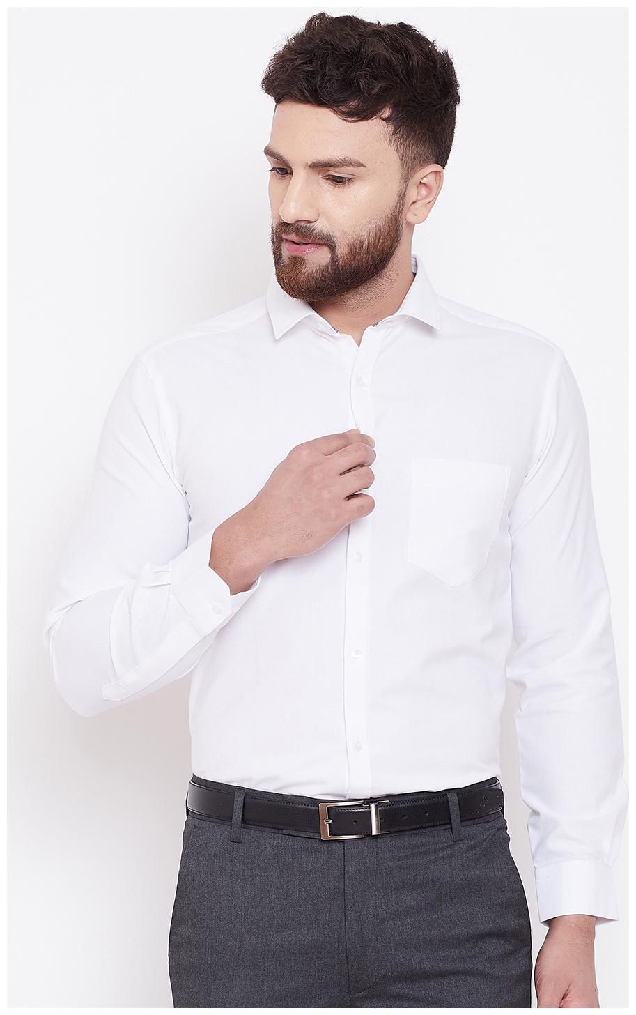 

CANARY LONDON Men Slim fit Formal Shirt - White