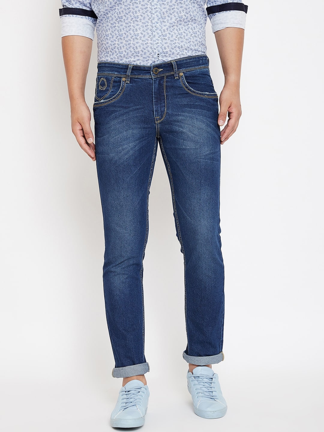 

CANARY LONDON Men Blue Slim Fit Jeans