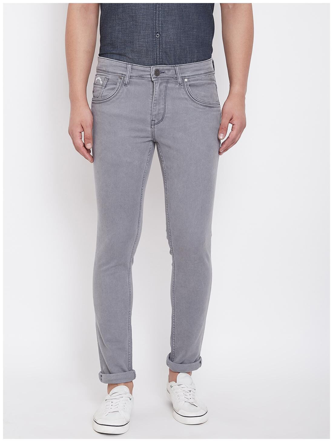

CANARY LONDON Men Grey Skinny Fit Jeans