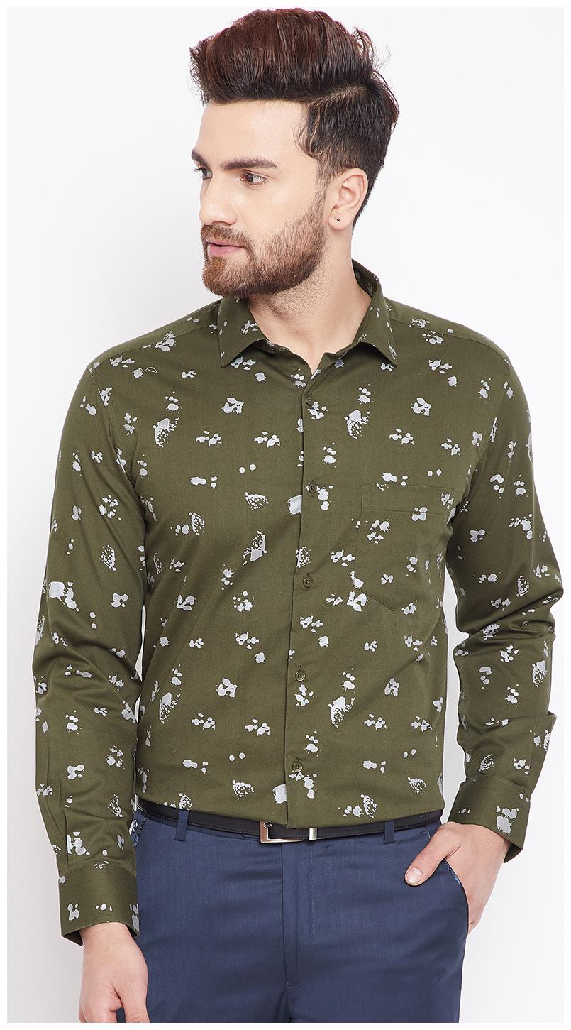 

CANARY LONDON Men Slim fit Formal Shirt - Green