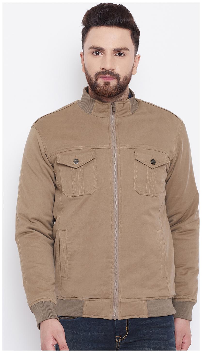 

CANARY LONDON Men Beige Solid Bomber jacket