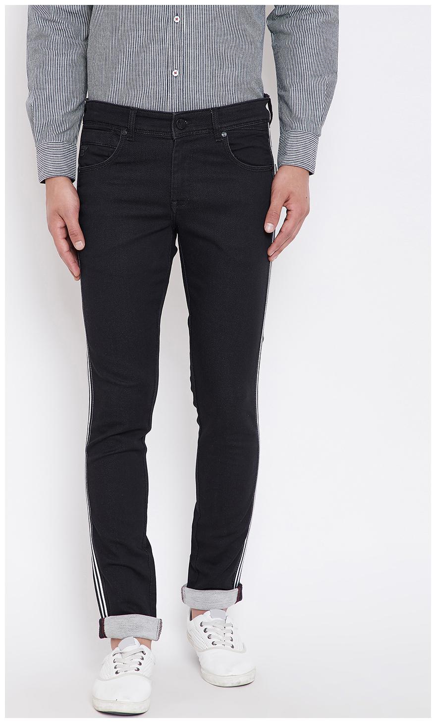 

CANARY LONDON Men Black Slim Fit Jeans