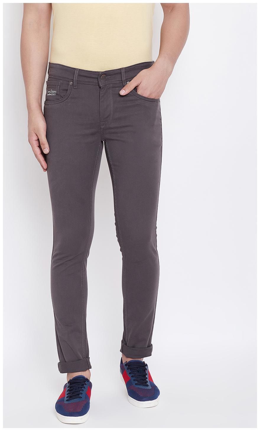 

CANARY LONDON Men Brown Skinny Fit Jeans