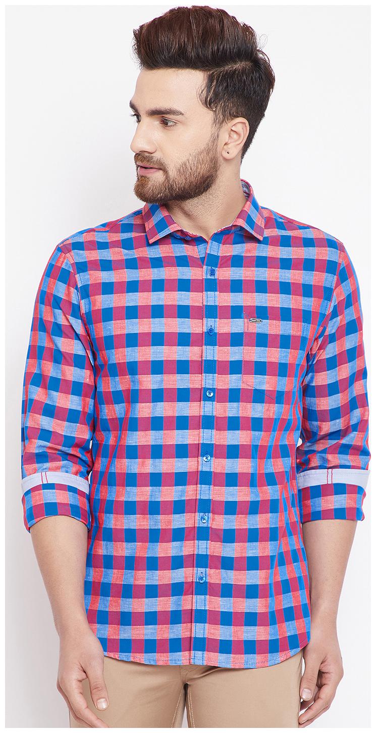 

CANARY LONDON Men Multi Checked Slim Fit Casual Shirt