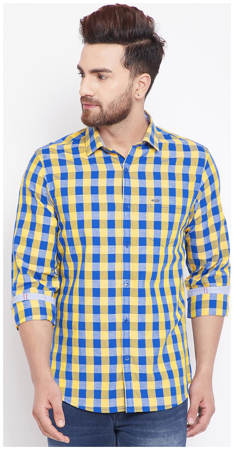 

CANARY LONDON Men Multi Checked Slim Fit Casual Shirt