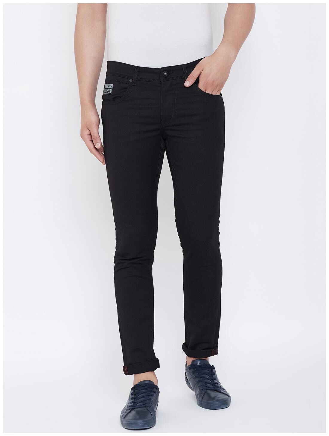 

CANARY LONDON Men Black Skinny Fit Jeans
