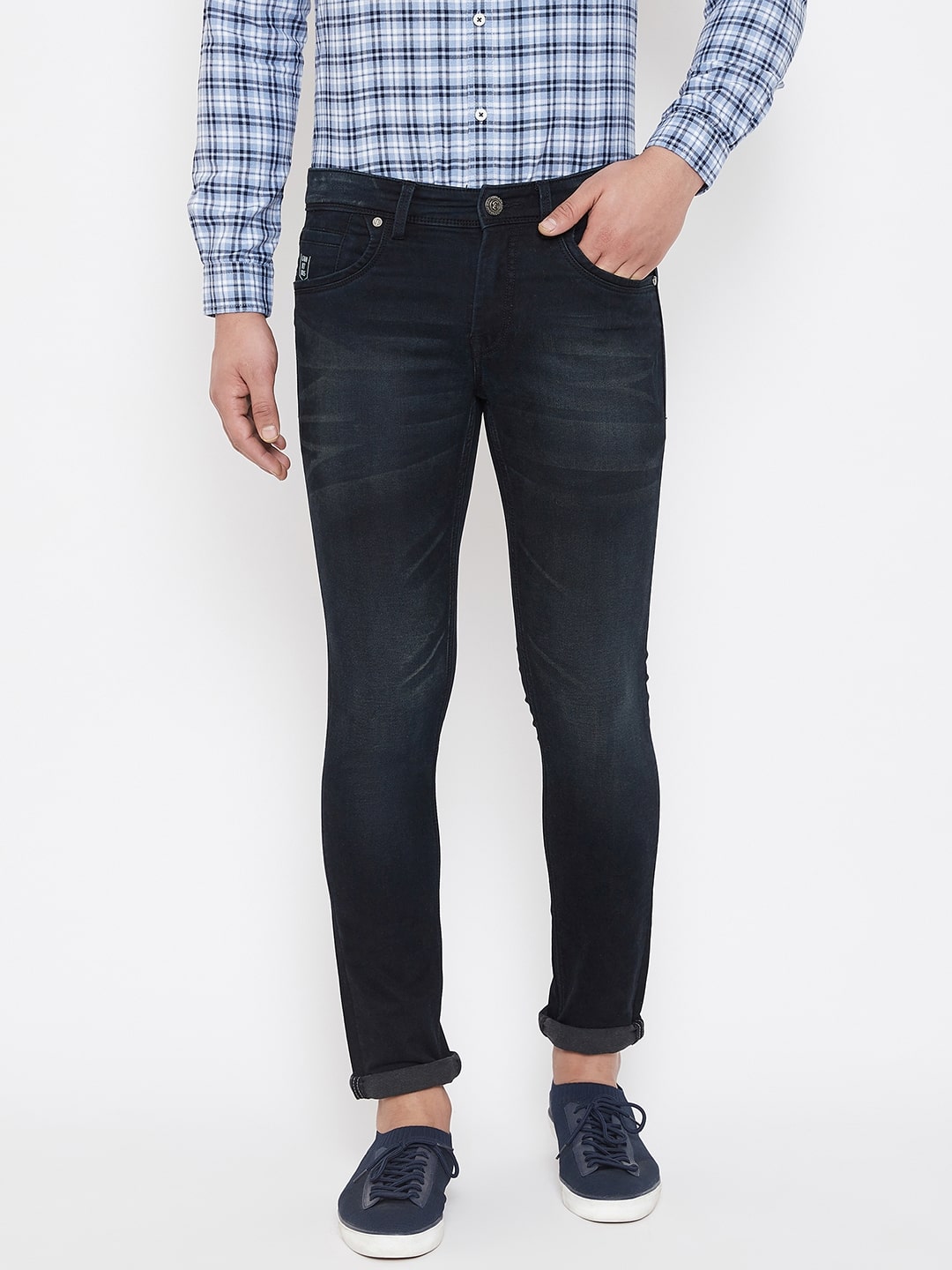 

CANARY LONDON Men Black Skinny Fit Jeans