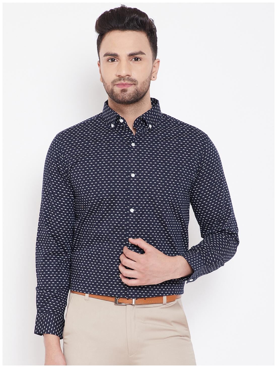 

CANARY LONDON Men Slim fit Formal Shirt - Blue