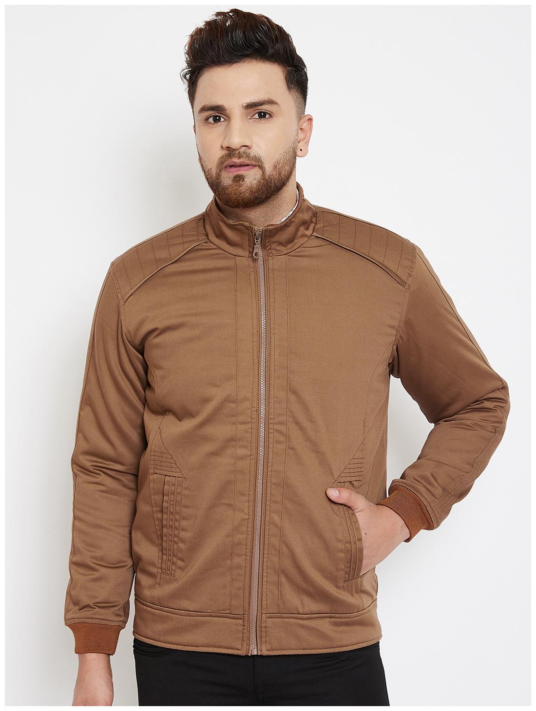 

CANARY LONDON Men Beige Solid Bomber jacket