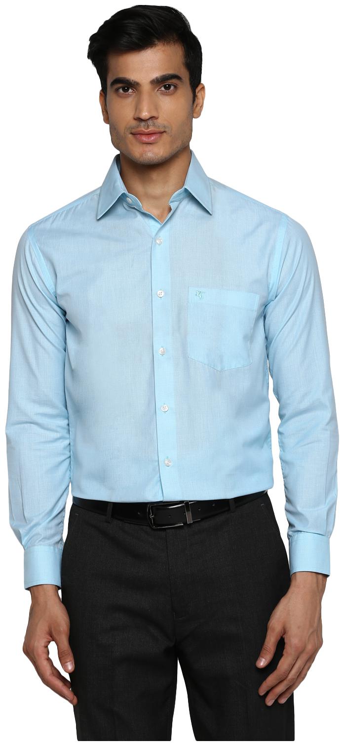 

Cantabil Men Regular fit Formal Shirt - Turquoise
