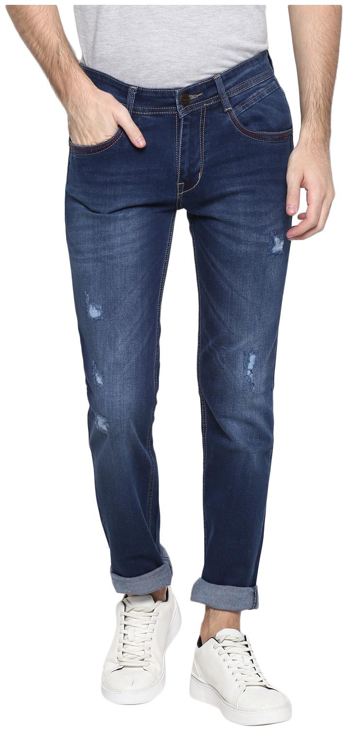 

Cantabil Men Blue Regular Fit Jeans