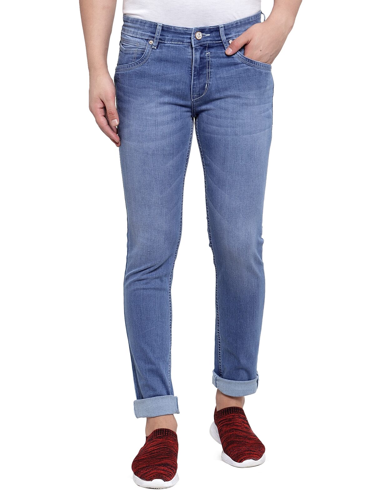 

Cantabil Men Blue Slim Fit Jeans
