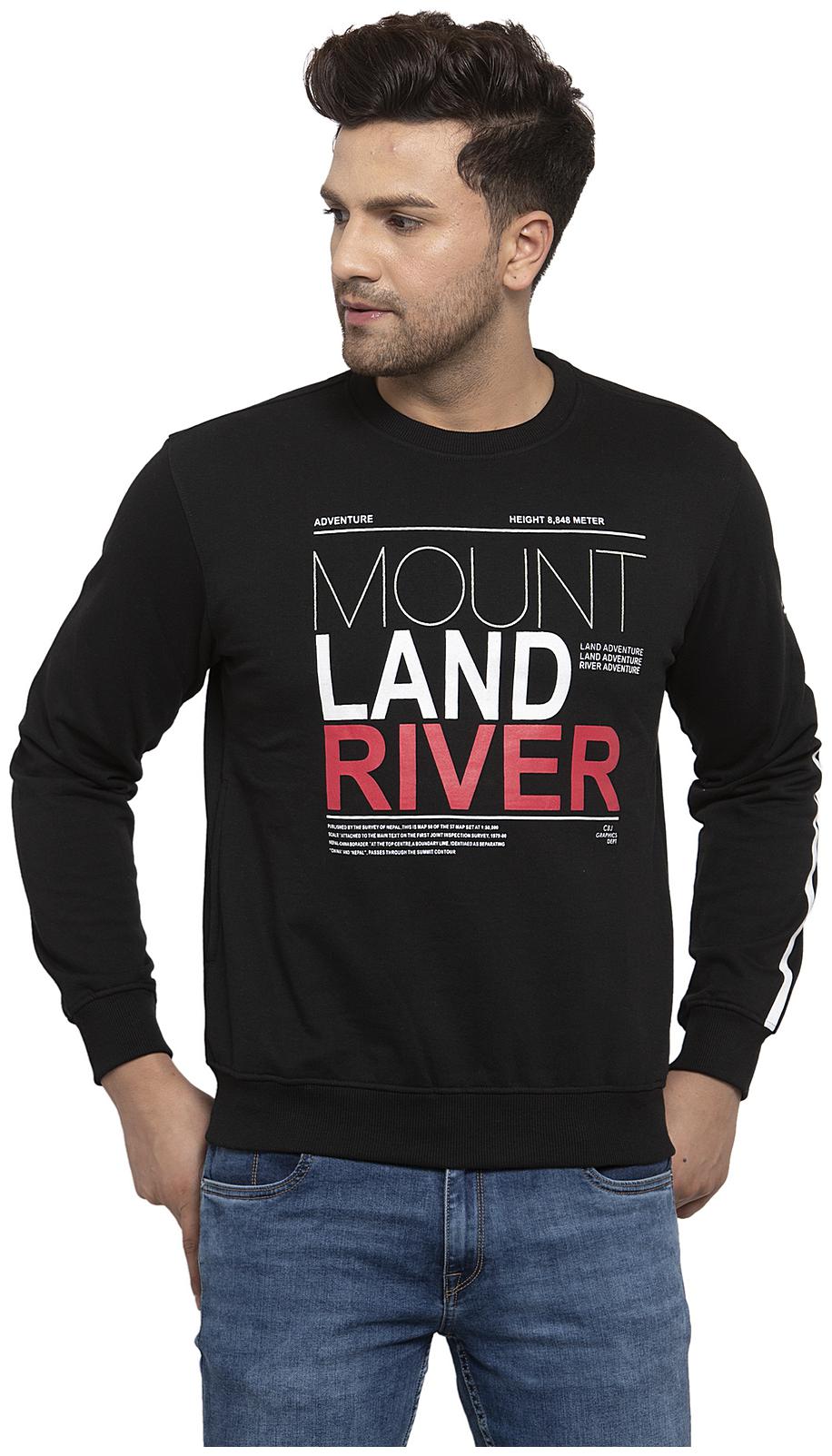 

Cantabil Men Black Round neck Sweatshirt