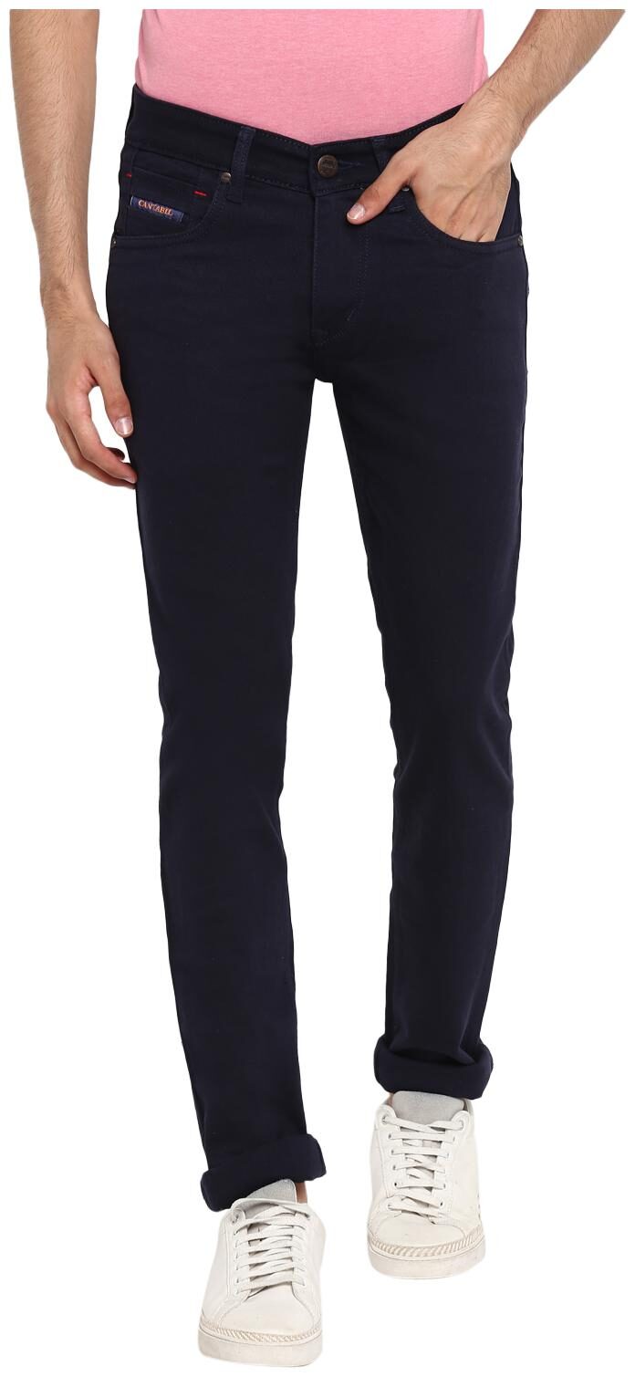 

Cantabil Men Blue Regular Fit Jeans