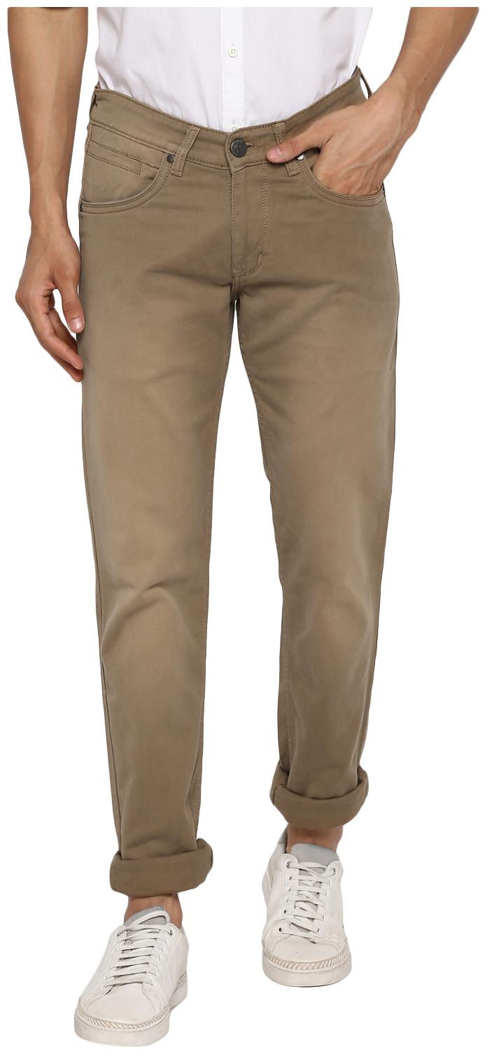 

Cantabil Men Beige Regular Fit Jeans