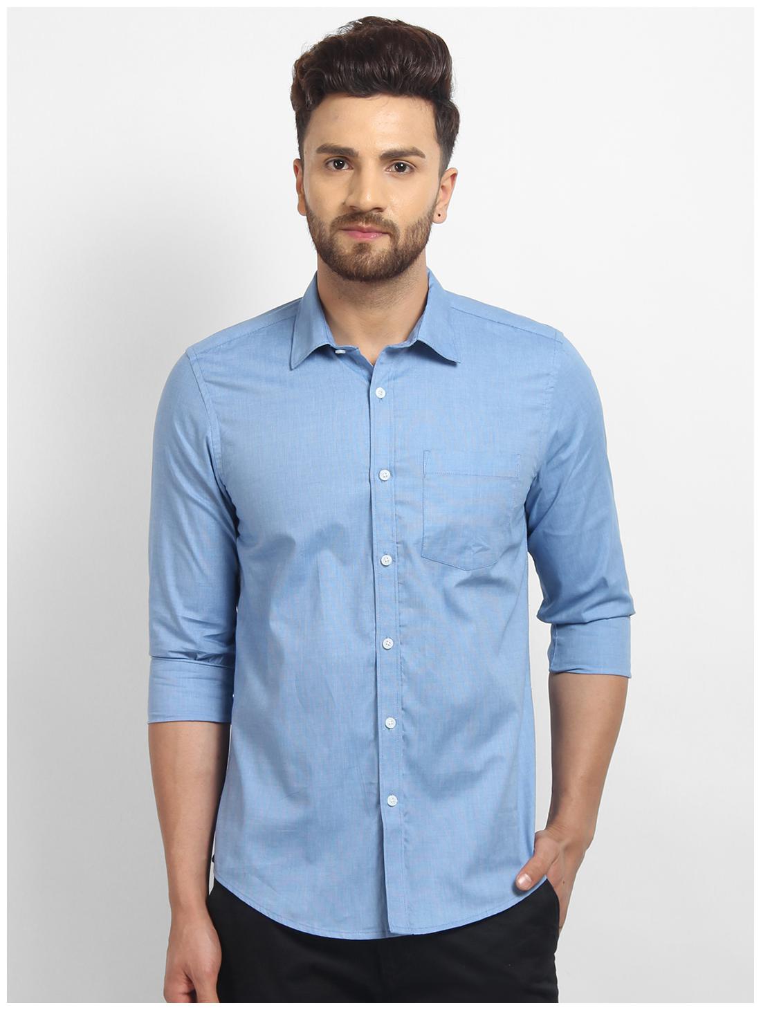 

cape canary Men Regular fit Formal Shirt - Blue