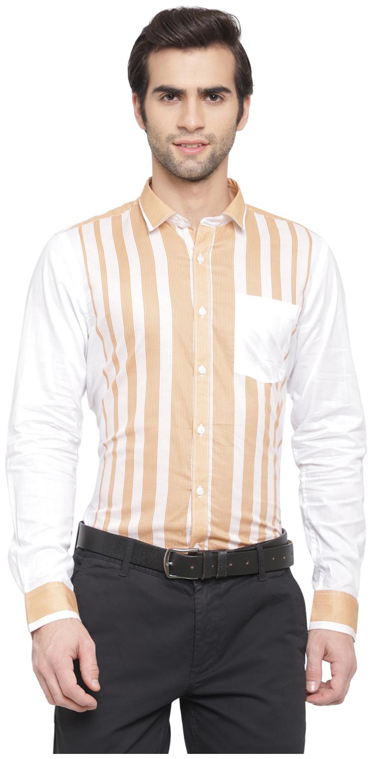 

cape canary Men Regular fit Formal Shirt - Beige