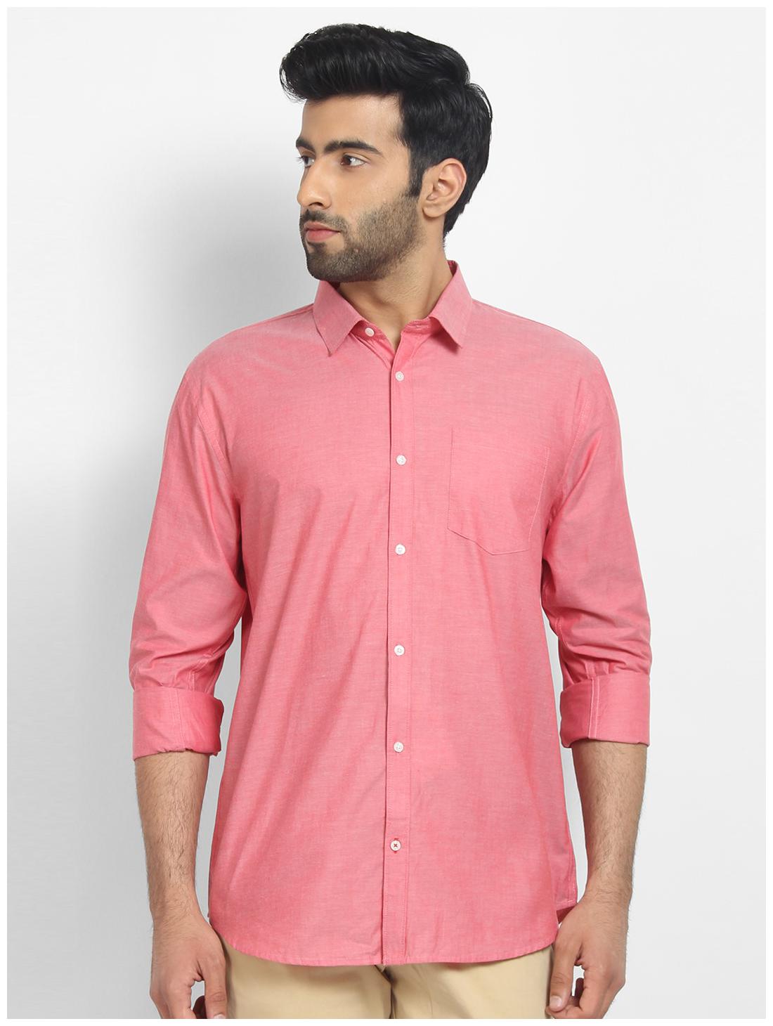 

cape canary Men Regular fit Formal Shirt - Pink