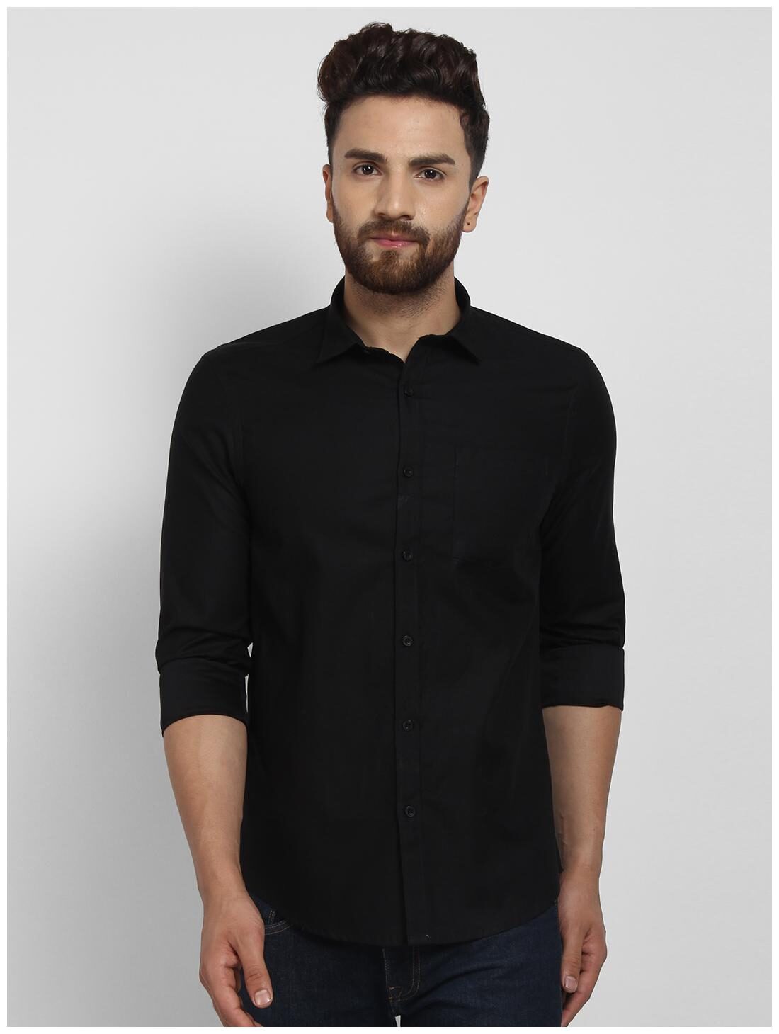 

cape canary Men Regular fit Formal Shirt - Black