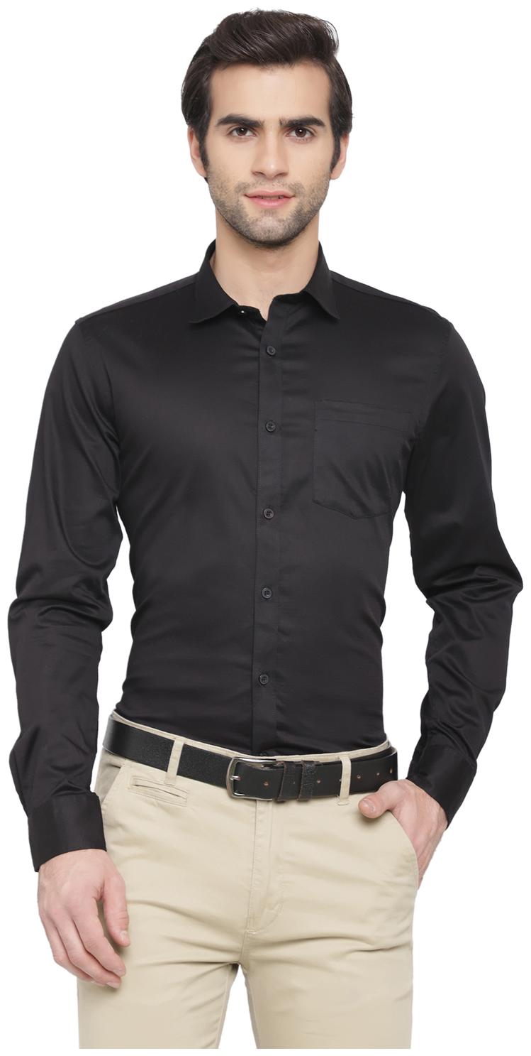 

cape canary Men Regular fit Formal Shirt - Black