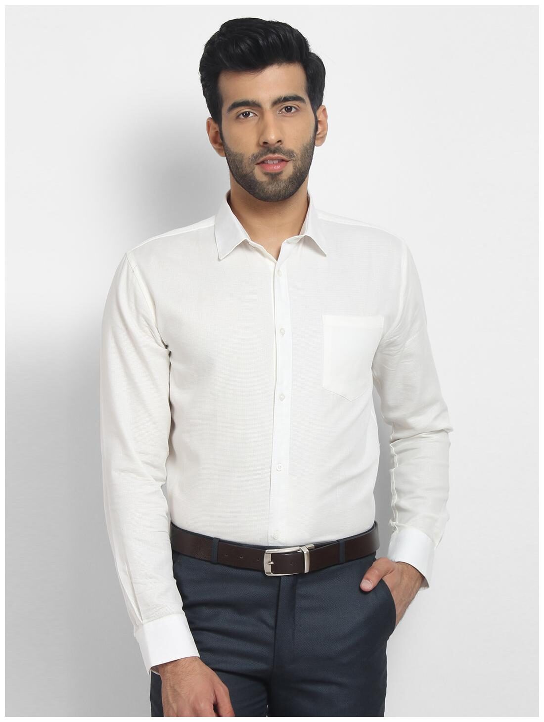 

cape canary Men Regular fit Formal Shirt - White