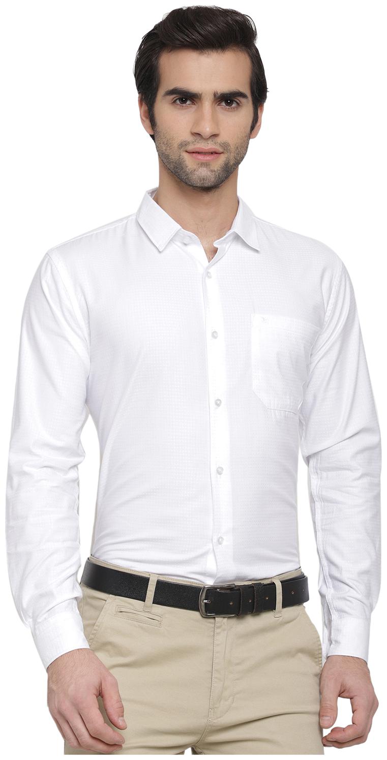 

cape canary Men Regular fit Formal Shirt - White