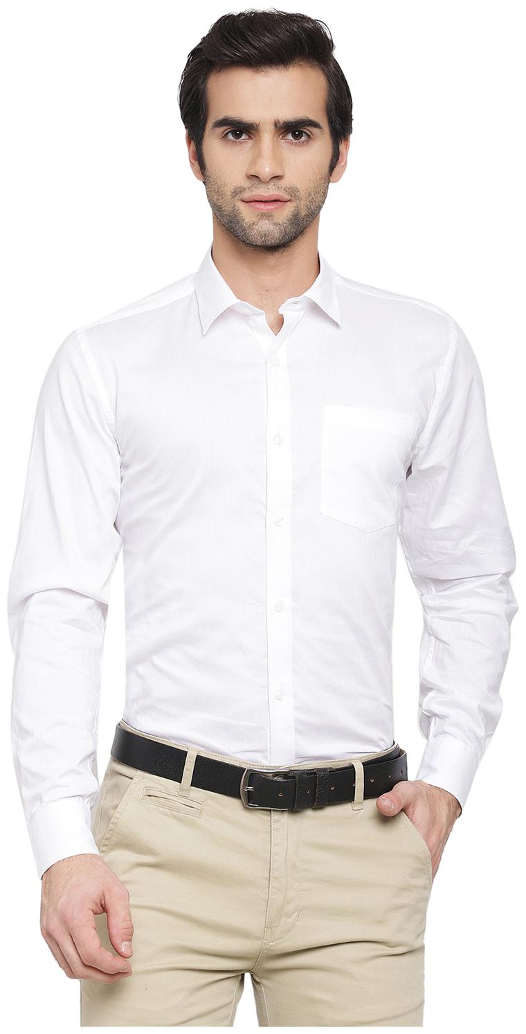 

cape canary Men White Printed Regular Fit Casual Shirt