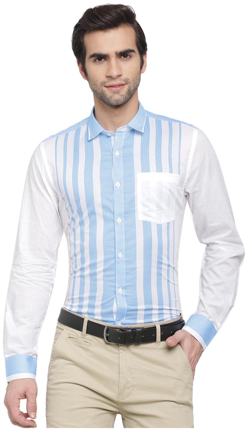 

cape canary Men Regular fit Formal Shirt - Blue