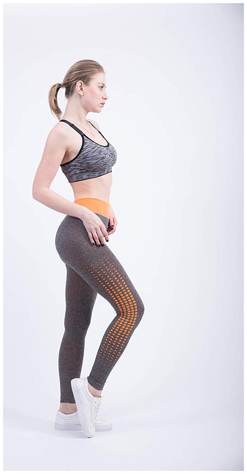

CaptoFit Women Grey Orange Slim fit Regular pants