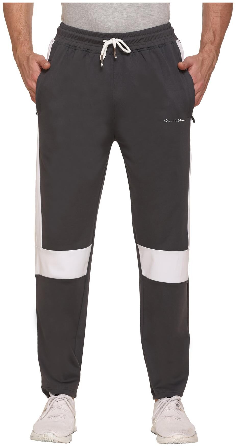 

Caracas Men Grey Solid Regular fit Track pants